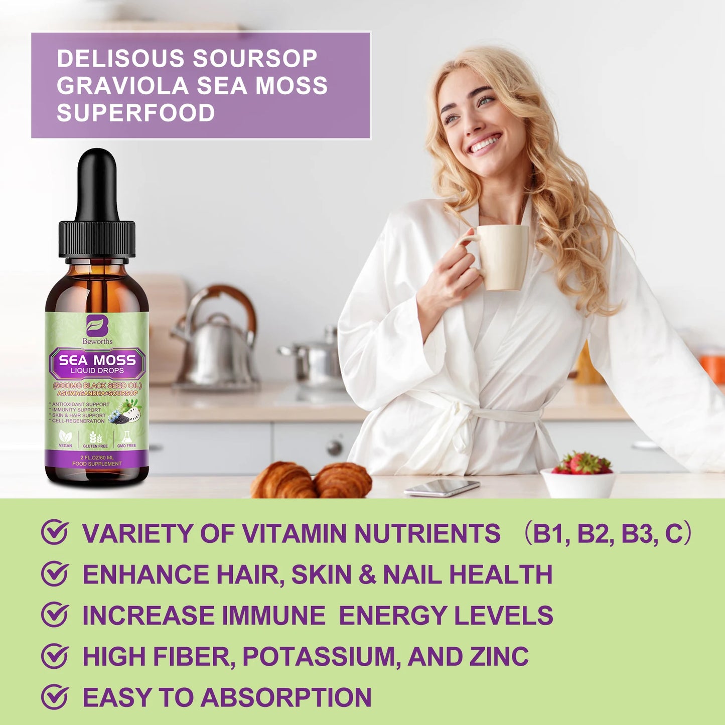 BEWORTHS Sea MOSS& Soursop