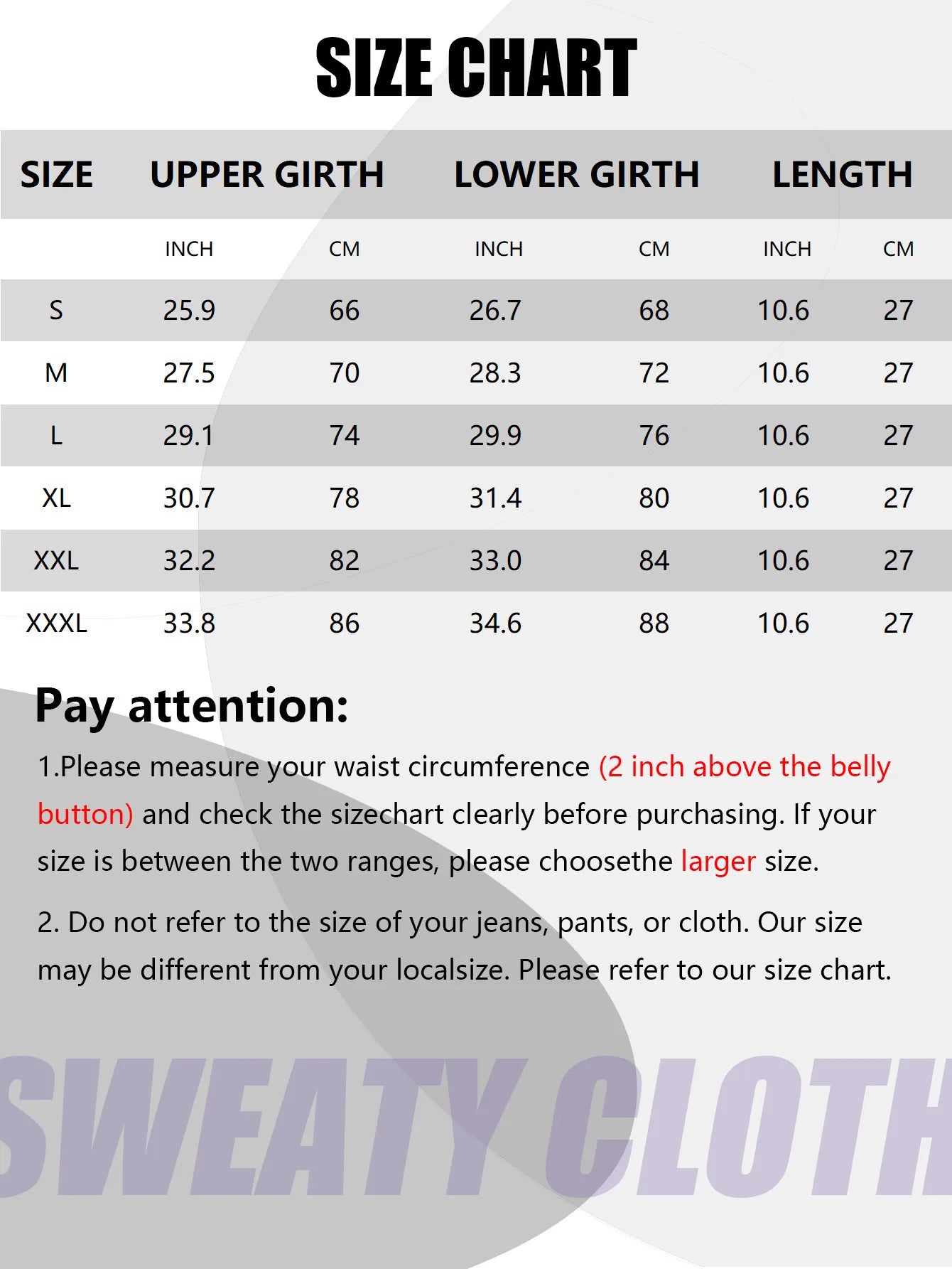 Order A Size Up, Breathable Neoprene Waist Trainer, Trimmer Belt, Body Shapewear For Women