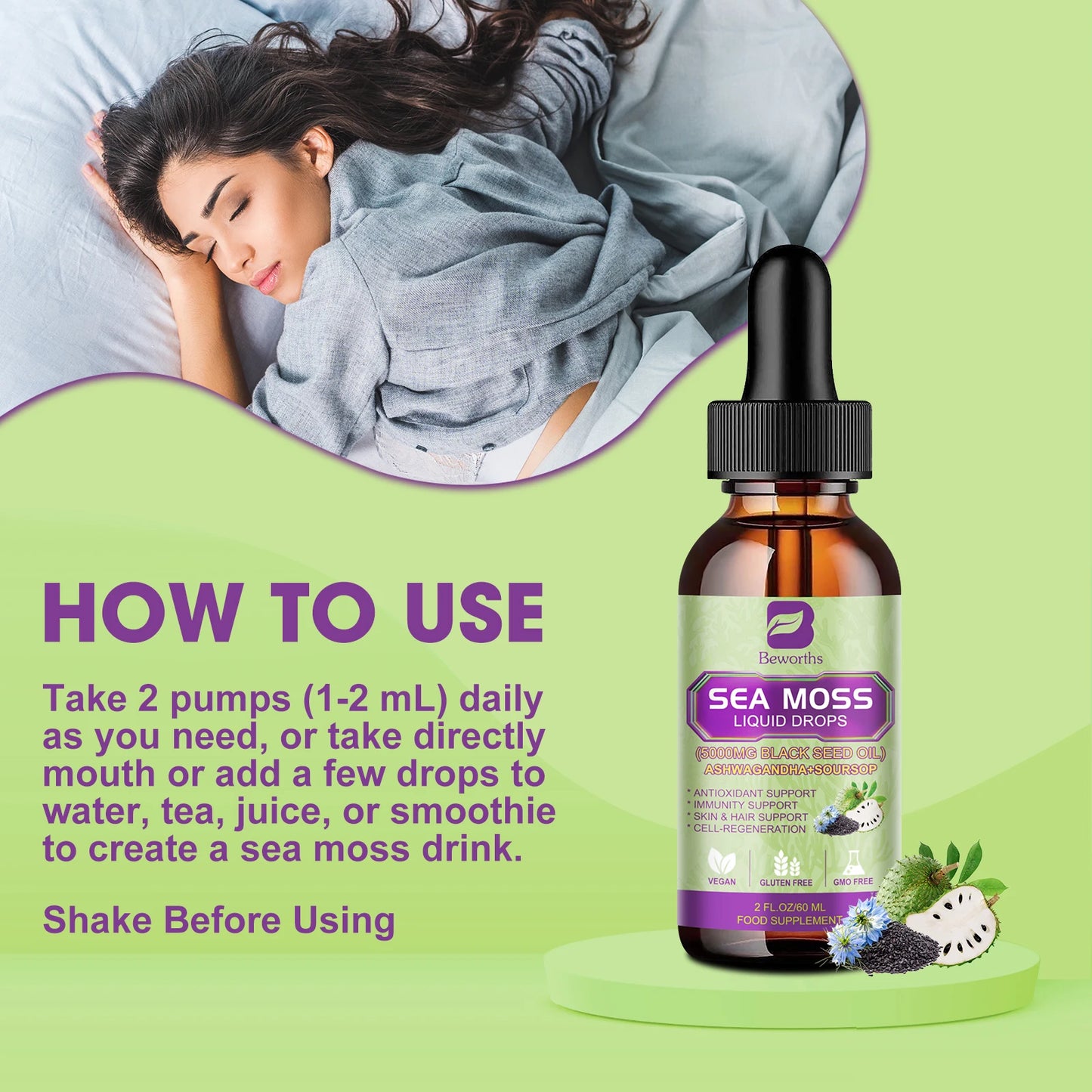 BEWORTHS Sea MOSS& Soursop
